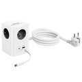 Cubenest PowerCube Extended USB A+C PD 20 W 1,5 m szara