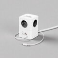 Cubenest PowerCube Extended USB A+C PD 20 W 1,5 m szara