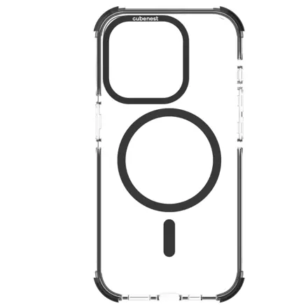 Cubenest Etui iPhone 15 Pro MagPro Strong Guard czarny