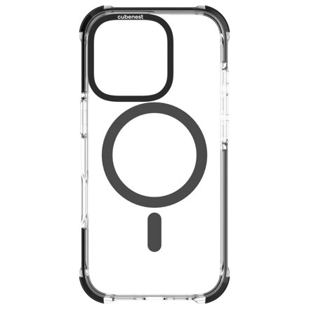Cubenest Etui iPhone 16 Pro MagPro Strong Guard czarny