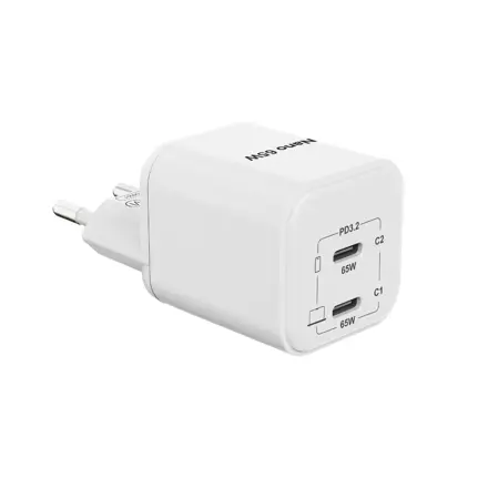 Cubenest PD GaN Nano 2xUSB-C Ładowarka 65W N2D65