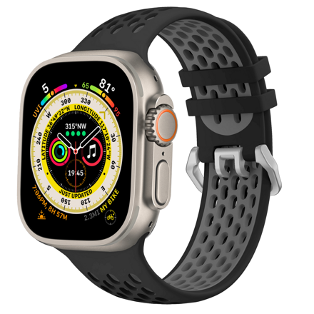 Pasek sportowy do Apple Watcha Czarno/Szary