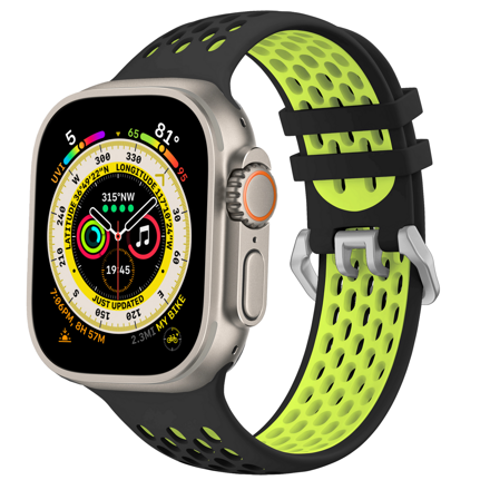 Pasek sportowy do Apple Watcha Czarno/Żółty