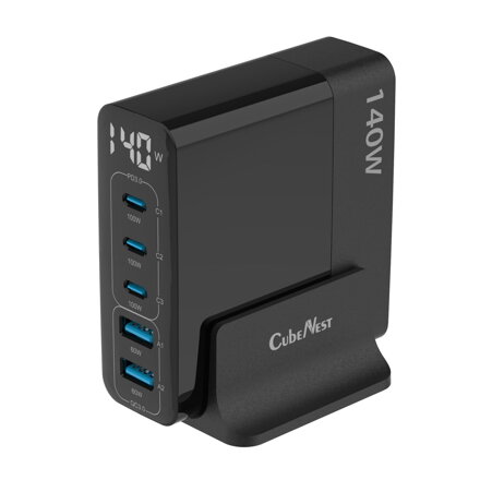 Cubenest Ładowarka sieciowa GaN 140W S5D0