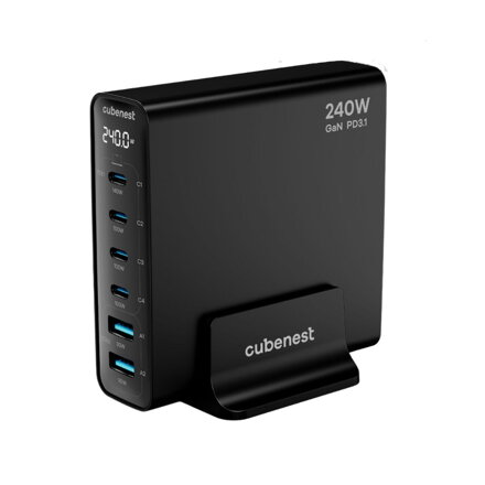 Cubenest Ładowarka sieciowa GaN 240W S6D0