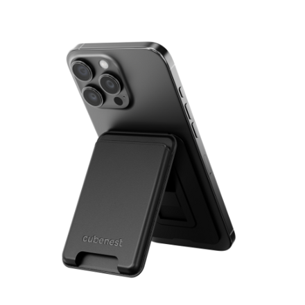 Cubenest Premium magnetyczny portfel i stojak WT01S czarny