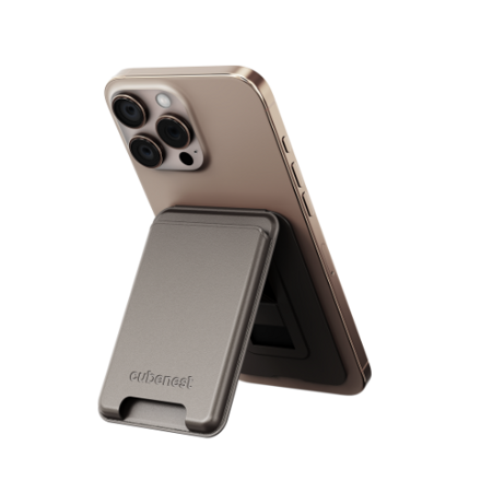 Cubenest Premium magnetyczny portfel i stojak WT01S złoty