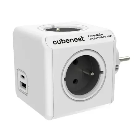 Cubenest PowerCube Original USB A+C PD 20 W szara