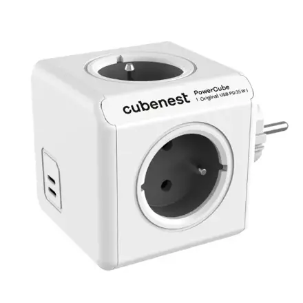 Cubenest PowerCube Original USB C+C PD 35 W szara