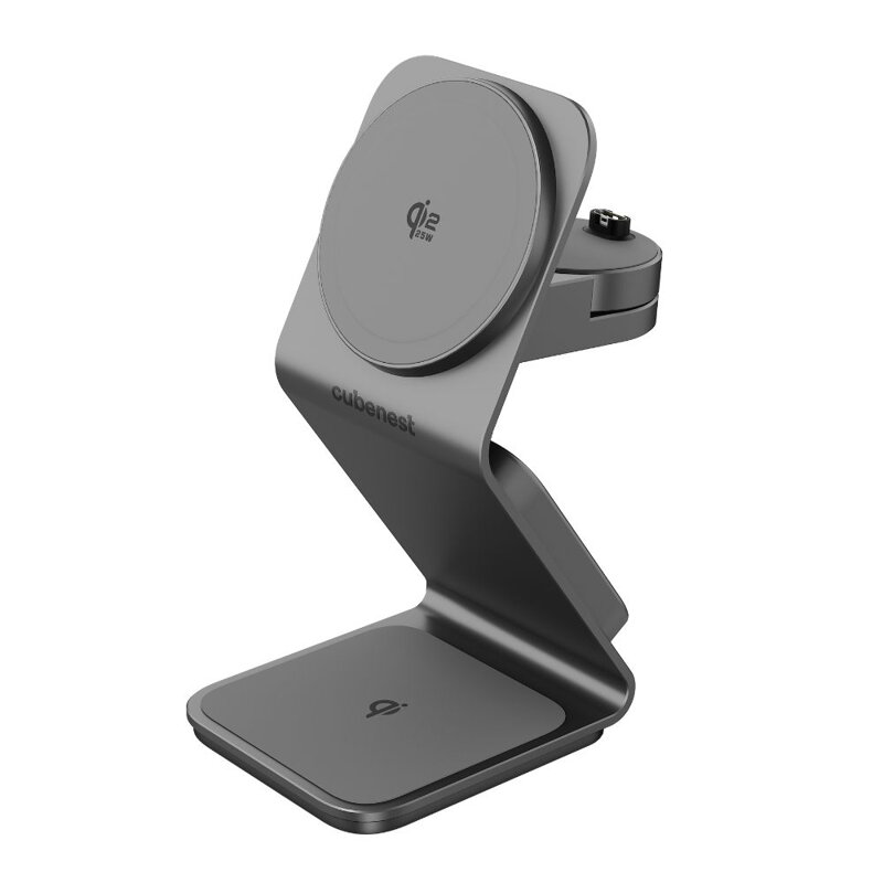 Cubenest Qi2.2 Magnetyczna bezprzewodowa ładowarka 3w1 SQ314 Pro Garmin Watch