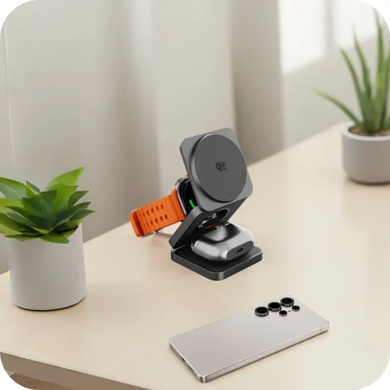 Qi2 ładowarka MagSafe 3w1