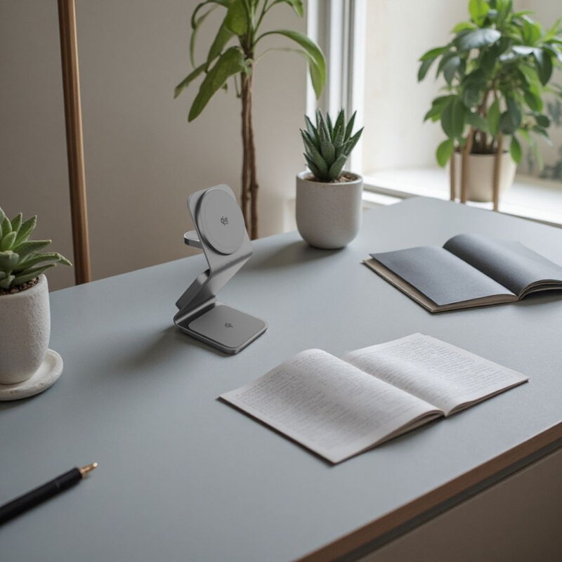 Cubenest Qi2.2 Magnetyczna bezprzewodowa ładowarka 3w1 SQS314 Pro Samsung Watch