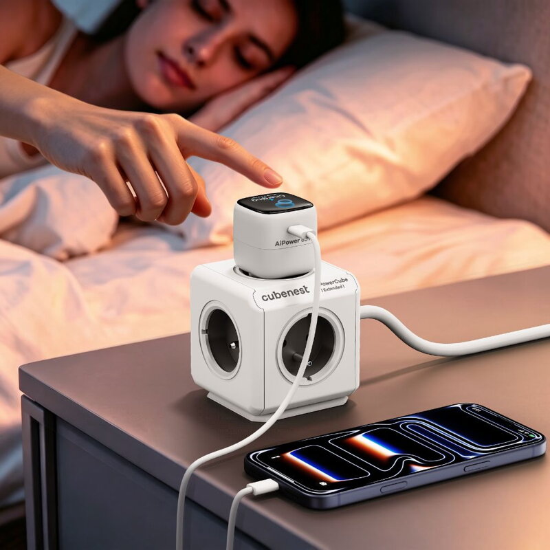 Cubenest AI PD GaN Nano USB-C Ładowarka 65W A1D65