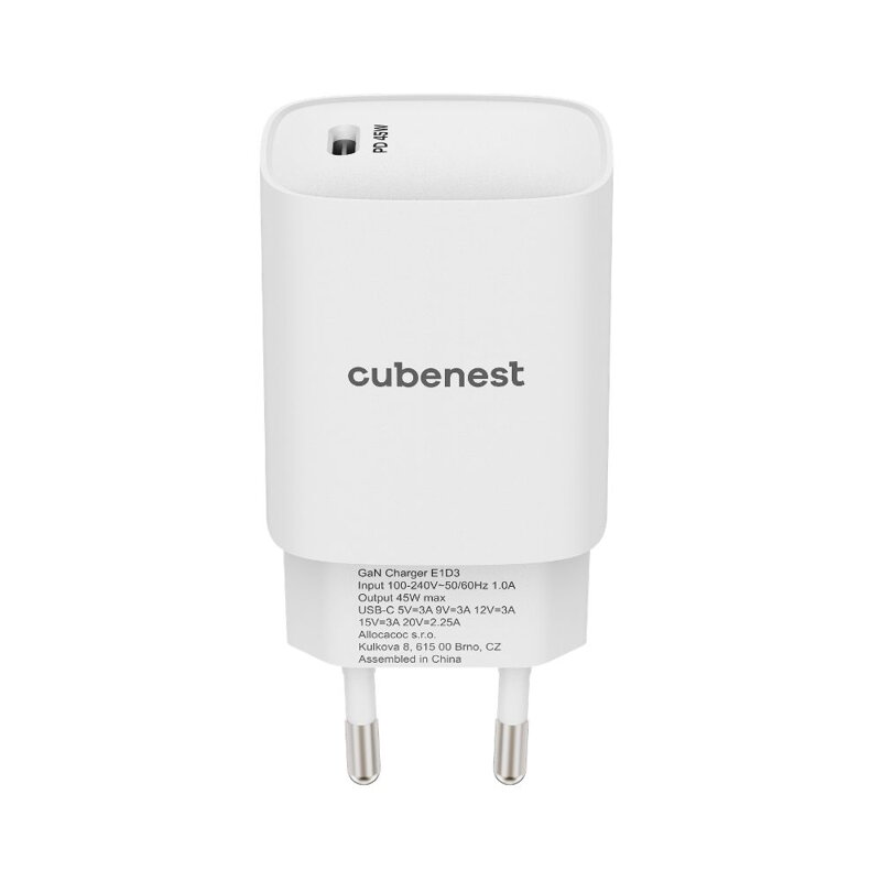Cubenest Ładowarka GaN sieciowa 45W E1D3