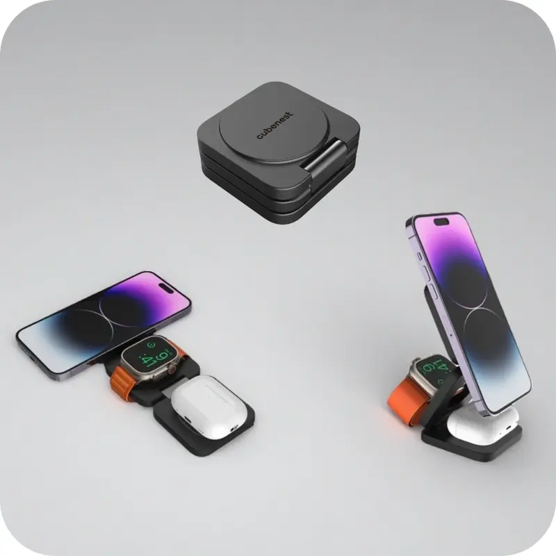 Qi2 ładowarka MagSafe 3w1