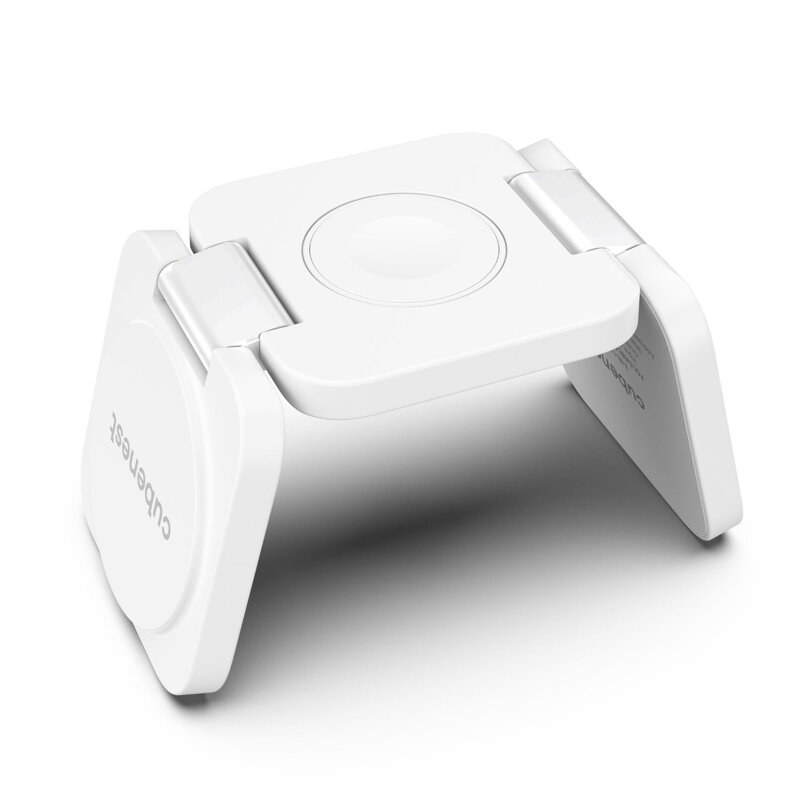 Cubenest Składana magnetyczna bezprzewodowa ładowarka 3w1 E310 szara