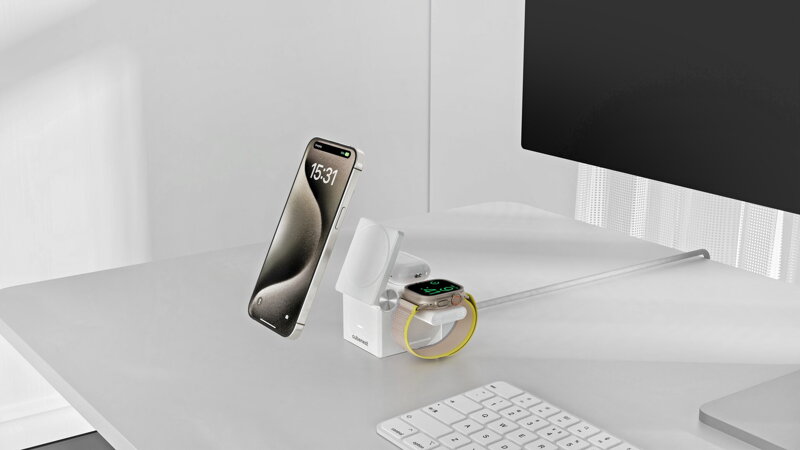 Cubenest Magnetyczna bezprzewodowa ładowarka 3w1 E311