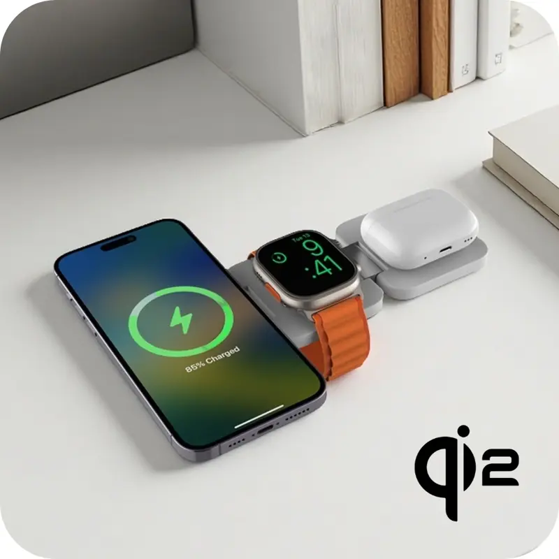 Qi2 ładowarka MagSafe 3w1