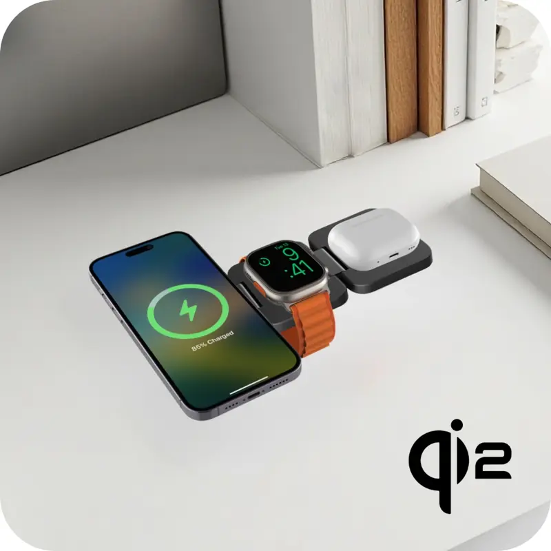 Qi2 ładowarka MagSafe 3w1 Qi2 ładowarka MagSafe 3w1