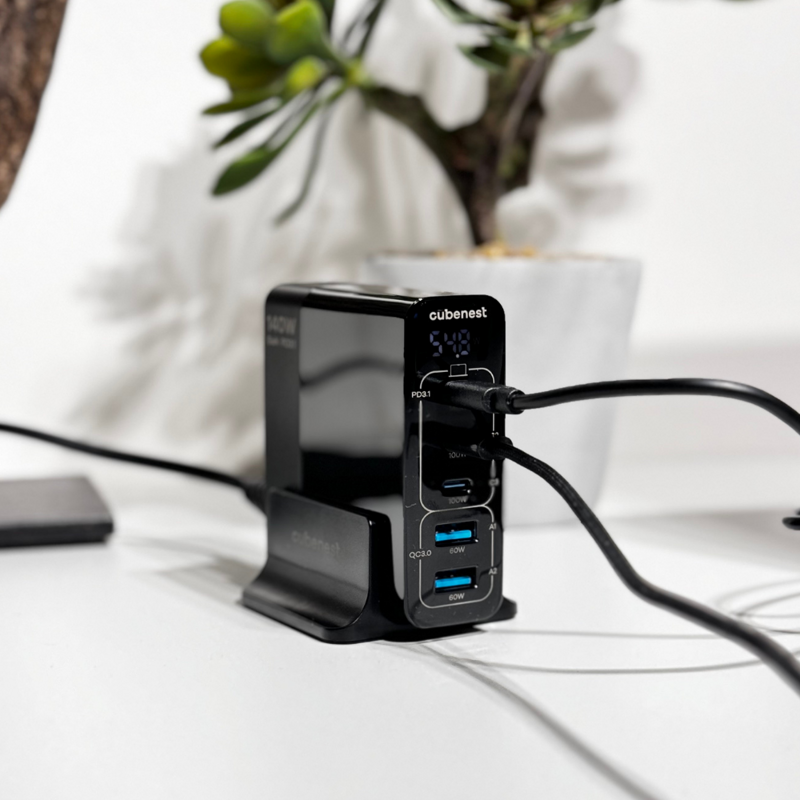 Cubenest Ładowarka sieciowa GaN 140W S5D0