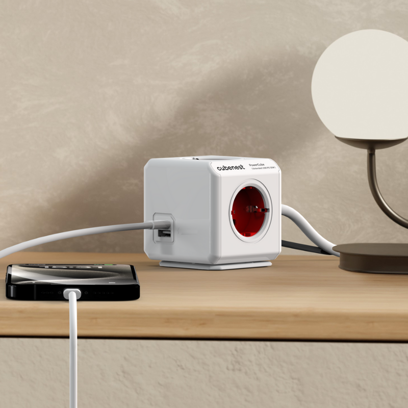 Cubenest PowerCube Extended USB A+C PD 20 W 1,5 m