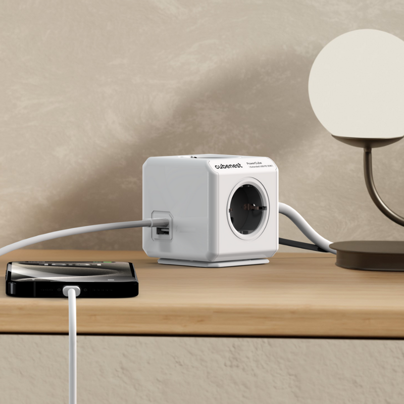 Cubenest PowerCube Extended USB A+C PD 20 W 1,5 m
