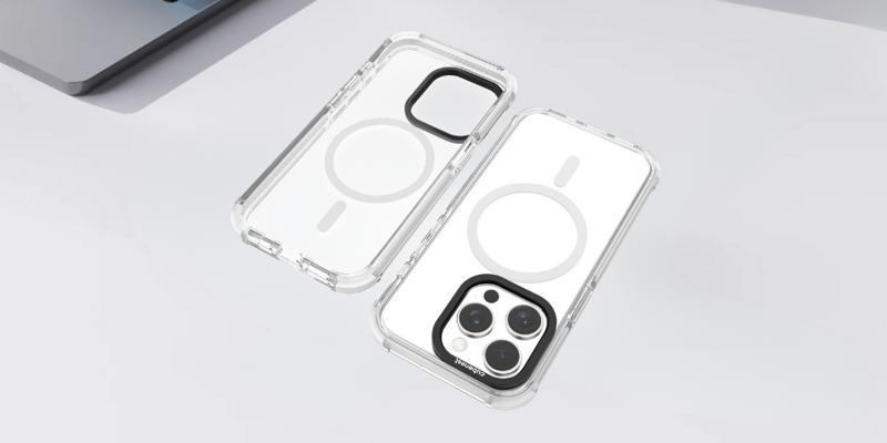 Cubenest Etui iPhone 15 Pro MagPro Strong Guard biały