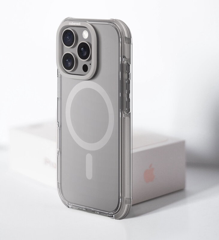 Cubenest Etui iPhone 16 Pro MagPro Strong Guard tytan