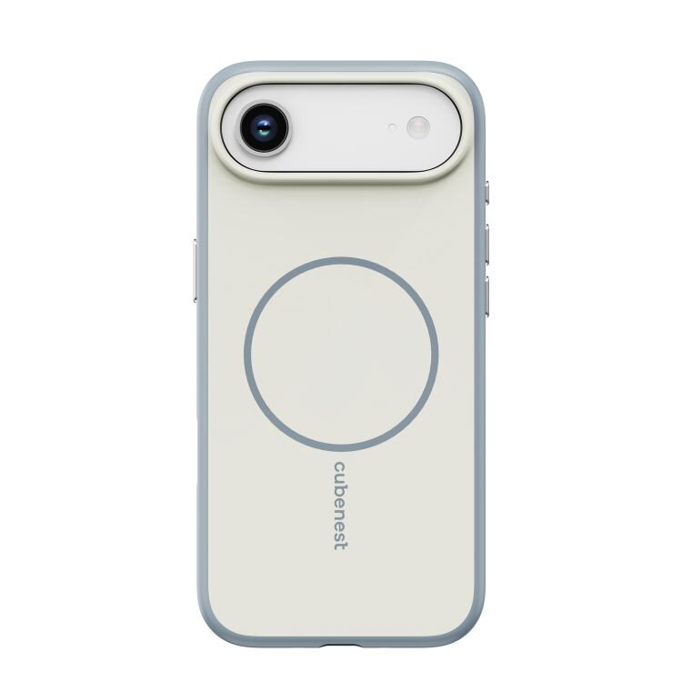 Cubenest Etui na iPhone 17 Air z obsługą MagSafe matny beżowy