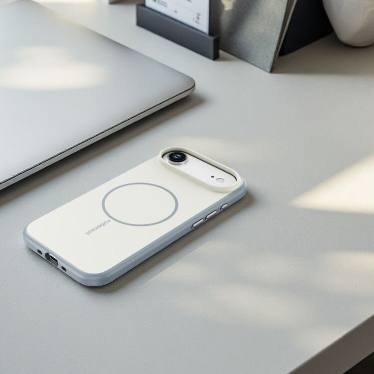 Cubenest Etui na iPhone 17 Air z obsługą MagSafe matny beżowy