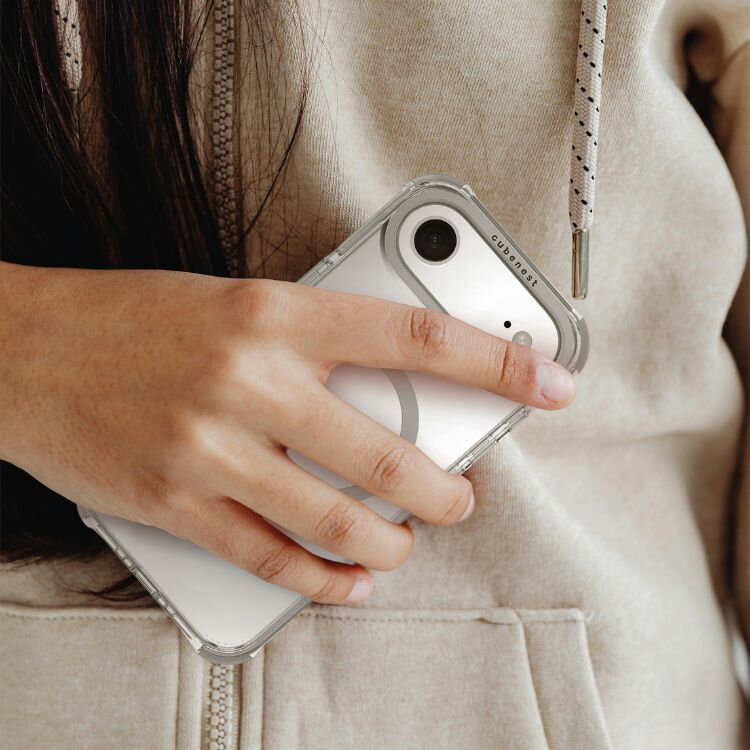 Cubenest Kryt na iPhone 17 Air MagPro Strong Guard biały