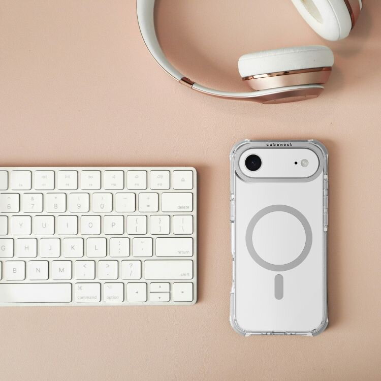 Cubenest Kryt na iPhone 17 Air MagPro Strong Guard biały