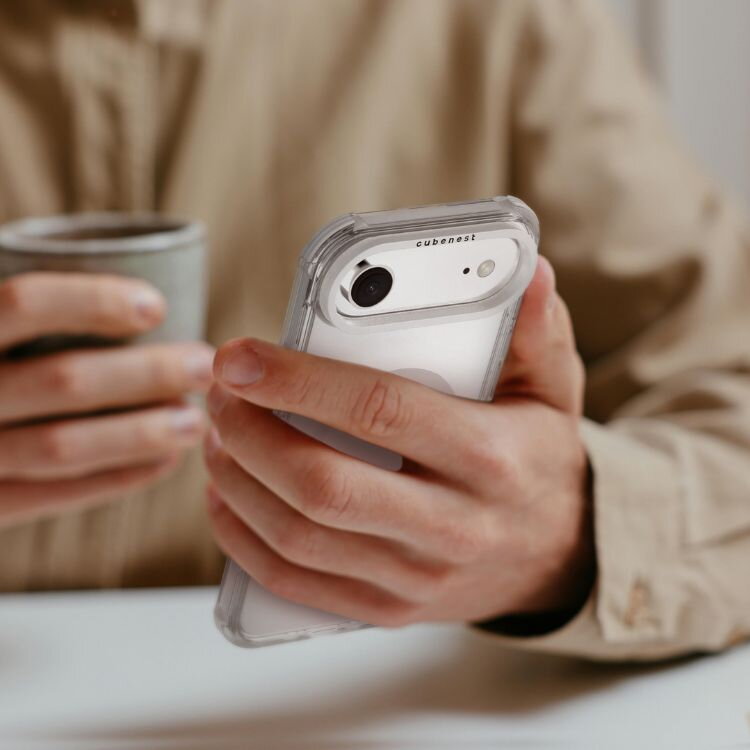 Cubenest Kryt na iPhone 17 Air MagPro Strong Guard biały