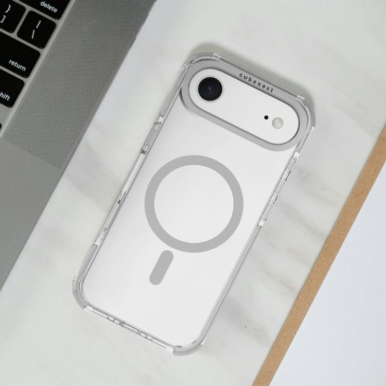 Cubenest Kryt na iPhone 17 Air MagPro Strong Guard biały