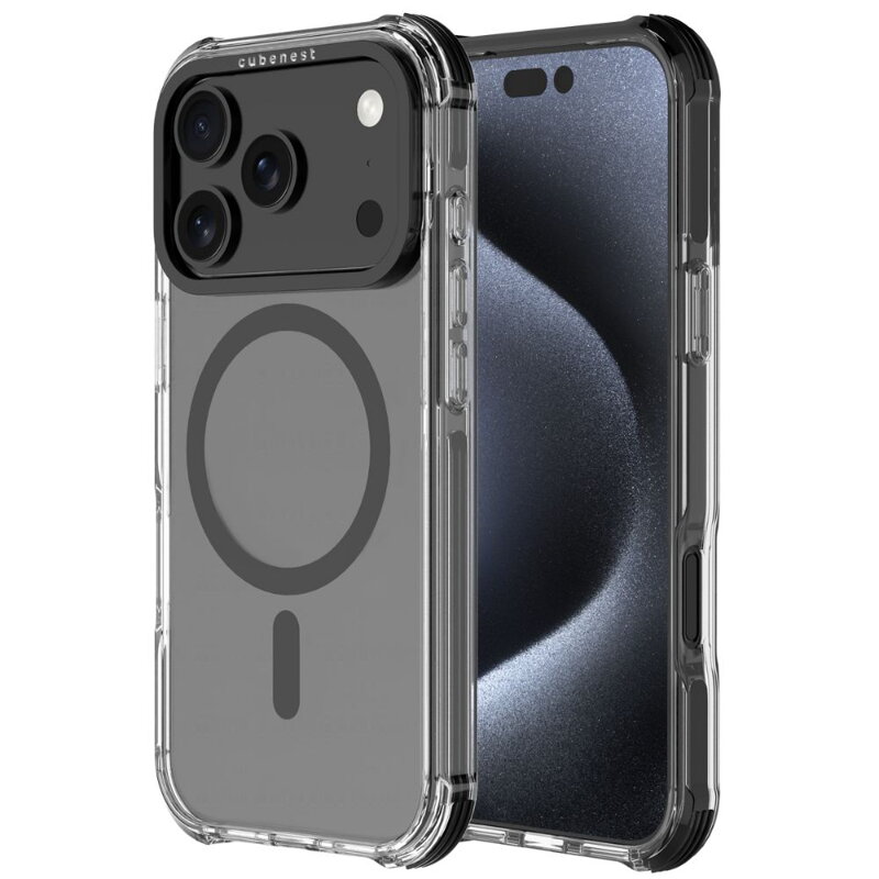 Cubenest Etui do iPhone 17 Pro MagPro Strong Guard czarny