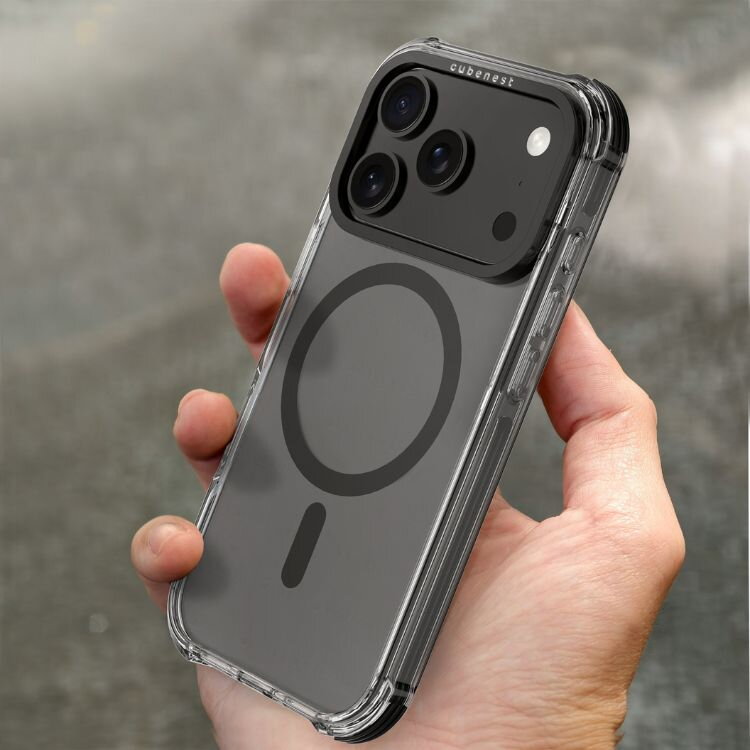 Cubenest Etui do iPhone 17 Pro MagPro Strong Guard czarny