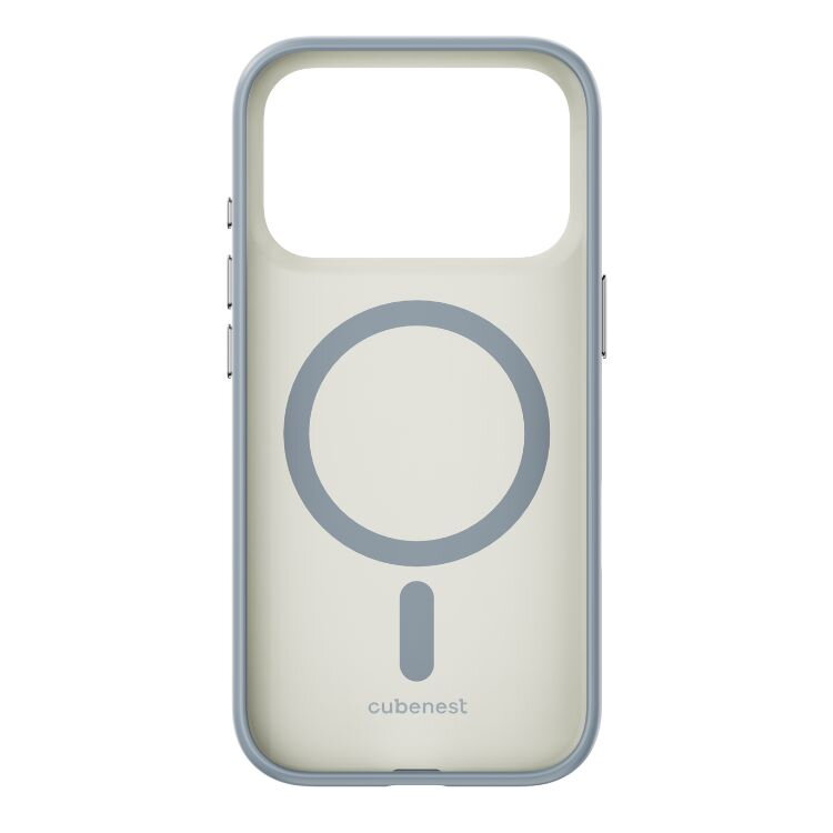 Cubenest Etui na iPhone 17 Pro z obsługą MagSafe matny beżowy