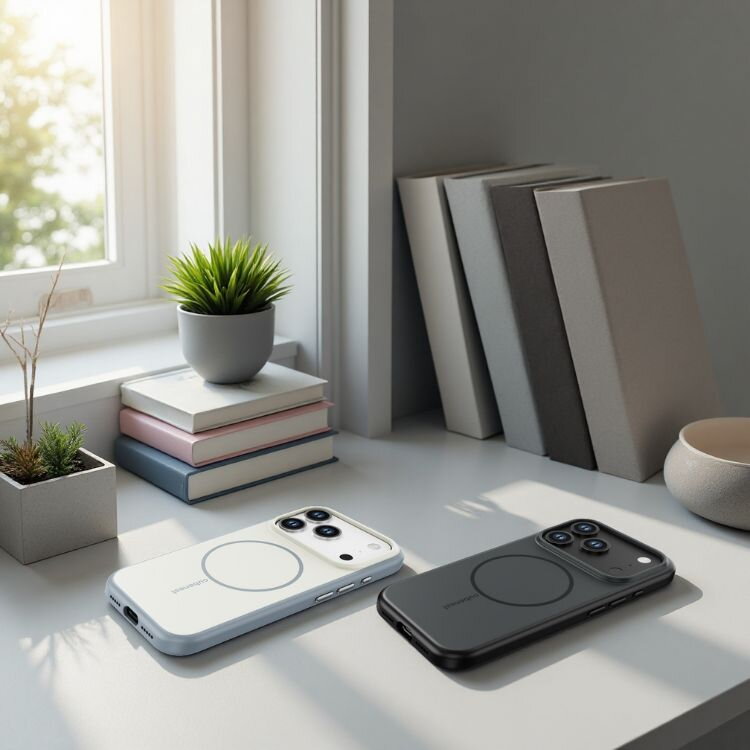 Cubenest Etui na iPhone 17 Pro z obsługą MagSafe matny czarny