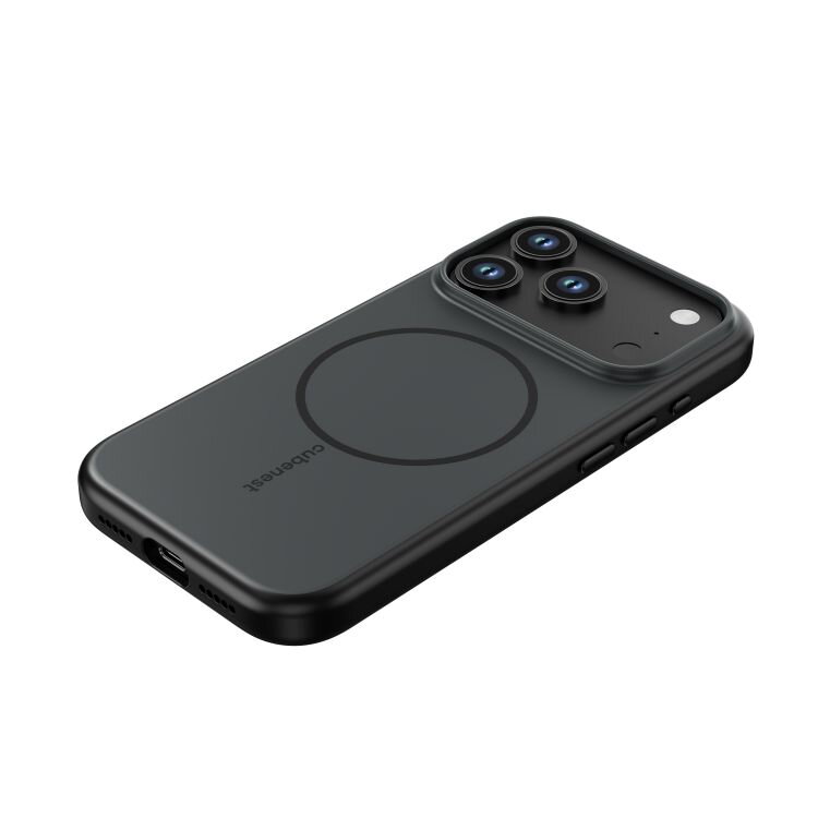 Cubenest Etui na iPhone 17 Pro z obsługą MagSafe matny czarny