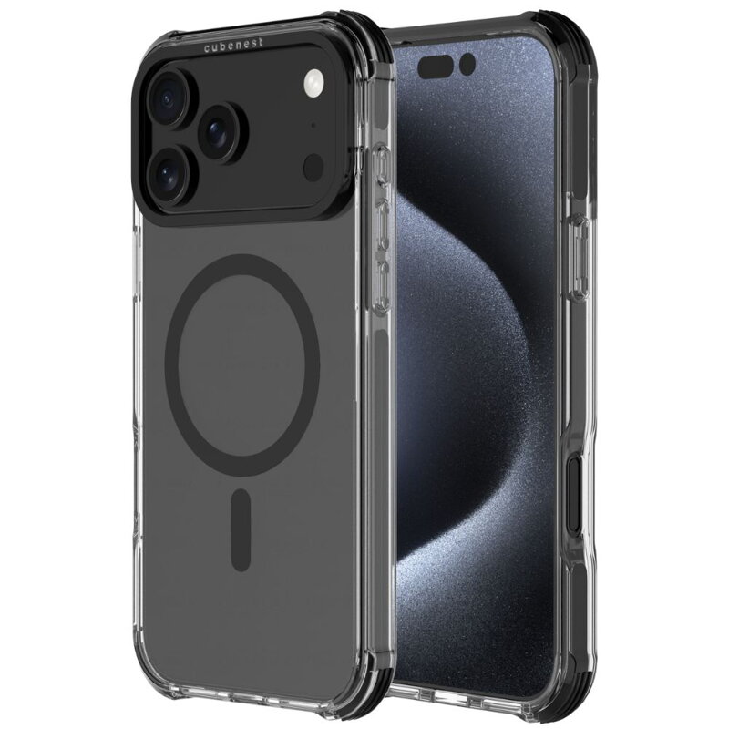 Cubenest Etui do iPhone 17 Pro Max MagPro Strong Guard czarny