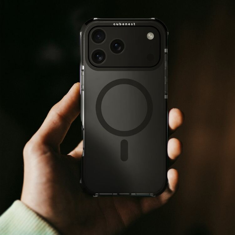 Cubenest Etui do iPhone 17 Pro Max MagPro Strong Guard czarny