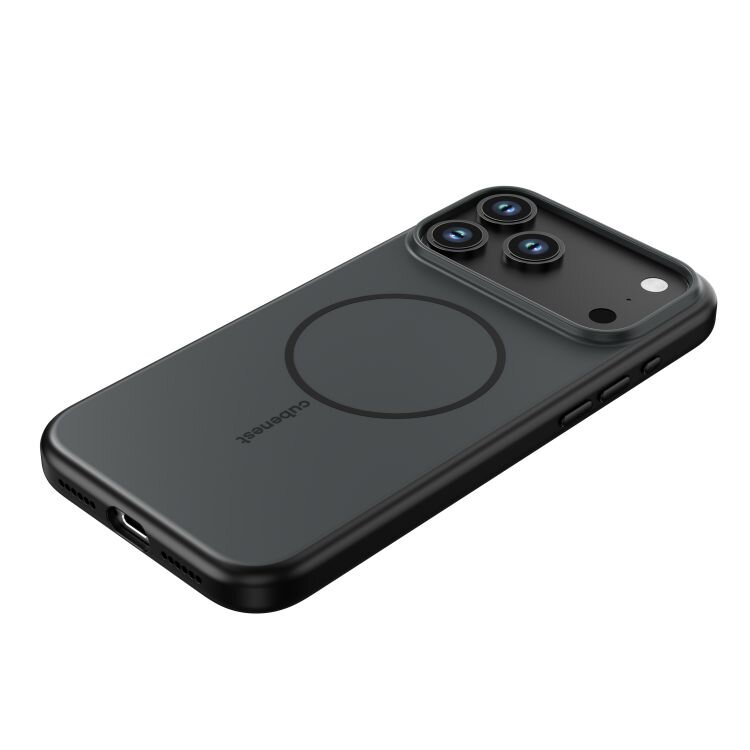 Cubenest Etui na iPhone 17 Pro Max z obsługą MagSafe matny czarny