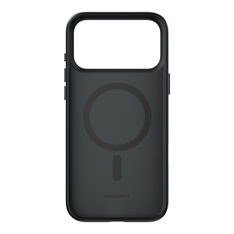Cubenest Etui na iPhone 17 Pro Max z obsługą MagSafe matny czarny