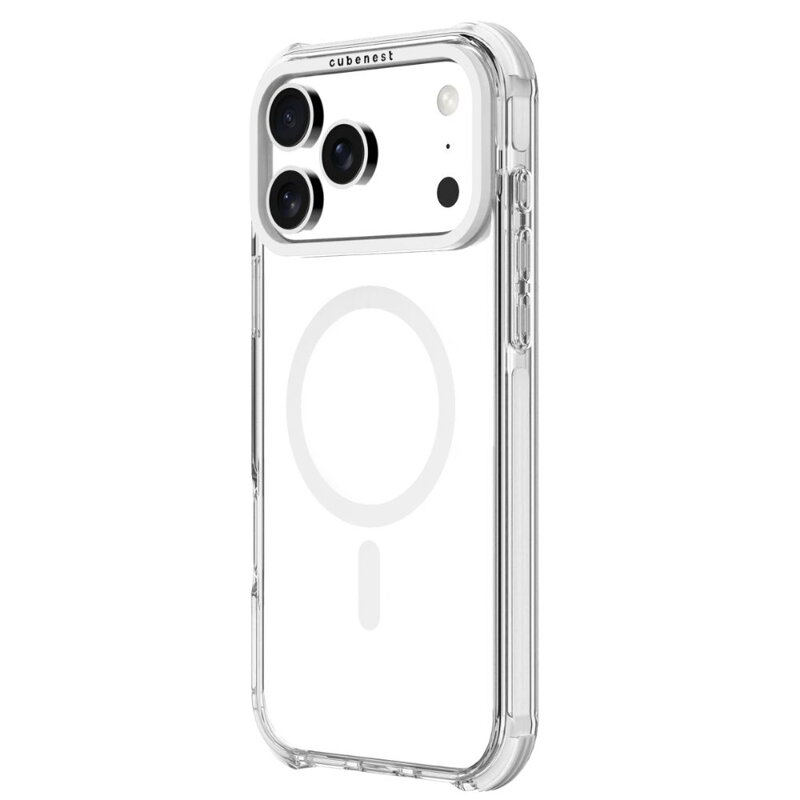 Cubenest Etui do iPhone 17 Pro Max MagPro Strong Guard biały