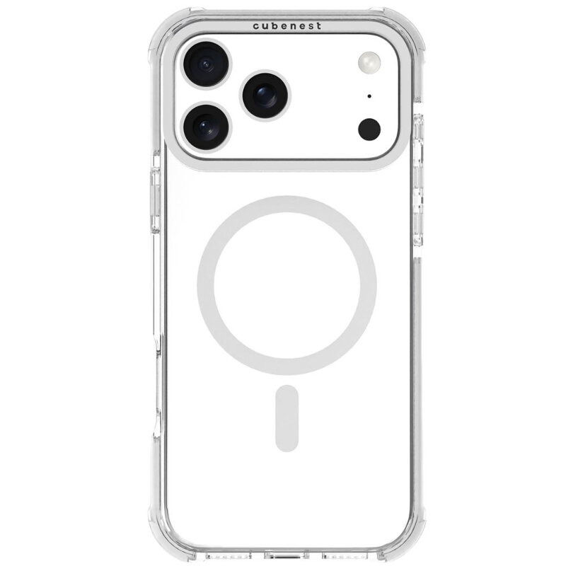 Cubenest Etui do iPhone 17 Pro Max MagPro Strong Guard biały