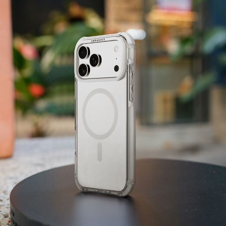 Cubenest Etui do iPhone 17 Pro Max MagPro Strong Guard biały