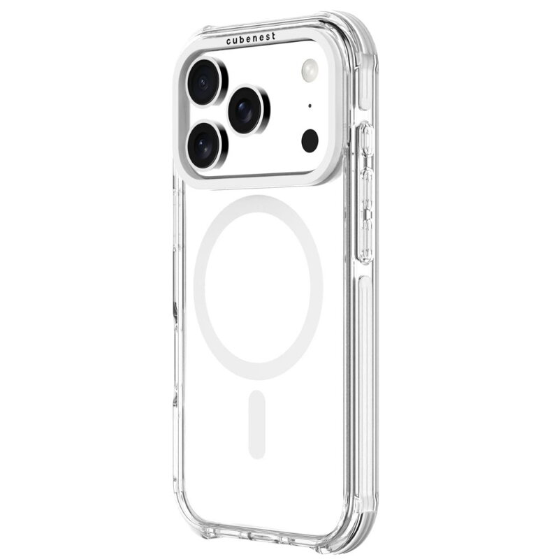 Cubenest Etui do iPhone 17 Pro MagPro Strong Guard biały