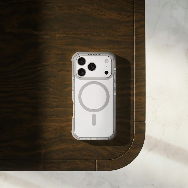 Cubenest Etui do iPhone 17 Pro MagPro Strong Guard biały