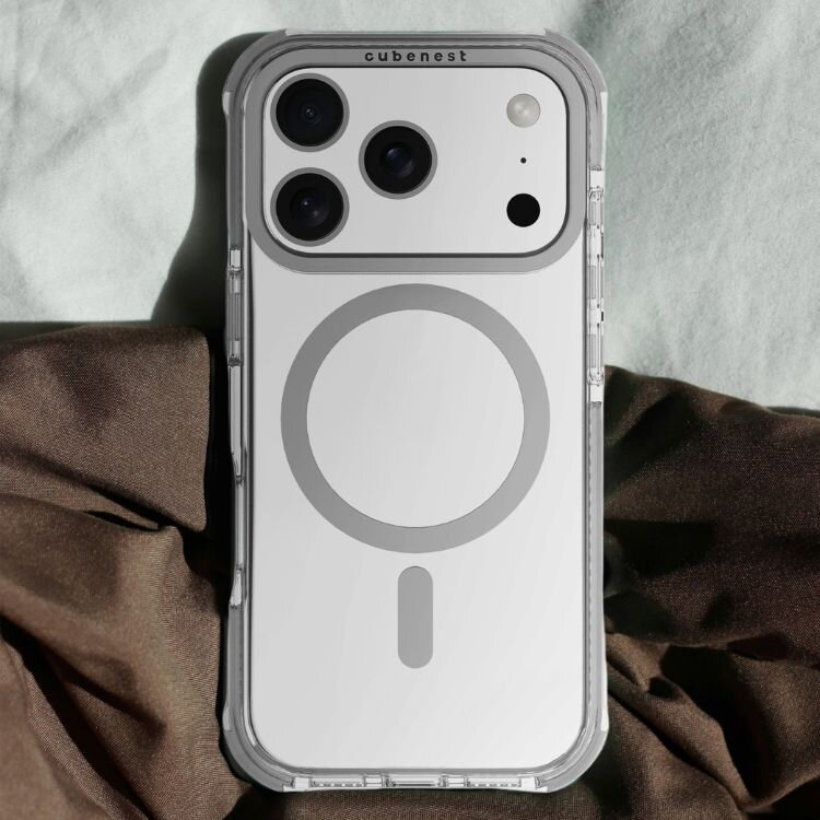 Cubenest Etui do iPhone 17 Pro MagPro Strong Guard biały