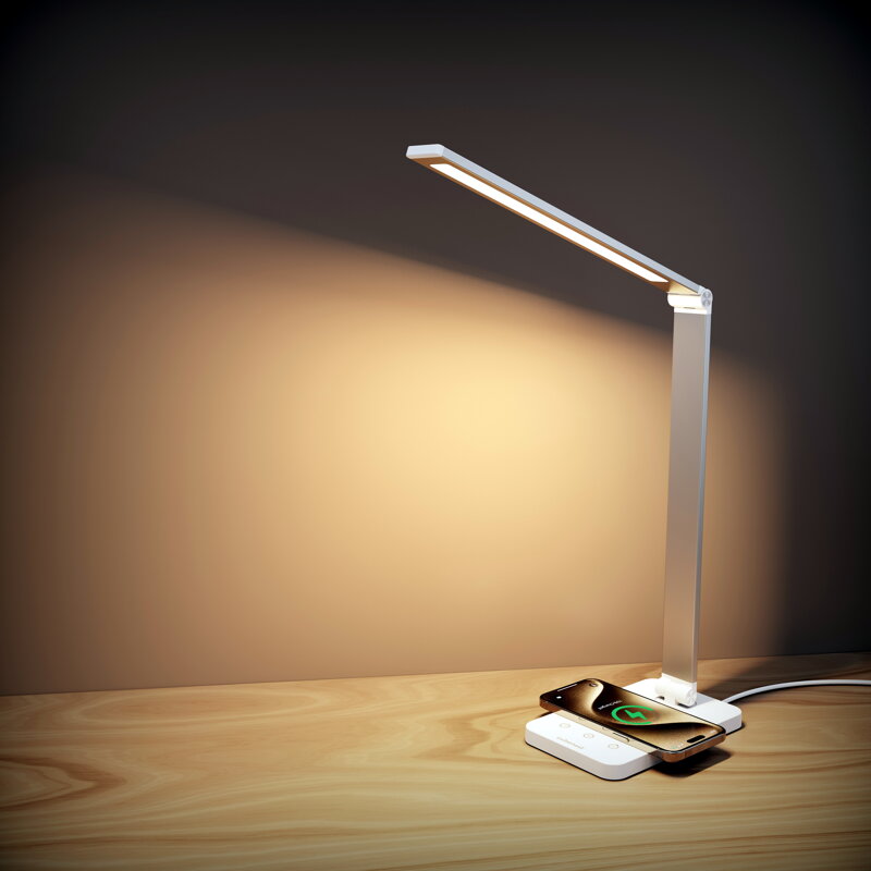 Cubenest Lampa stołowa LED z bezprzewodowym ładowaniem LTW01C